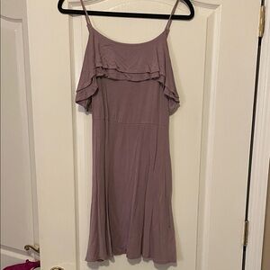 Elegant Light Purple Sleeveless Dress